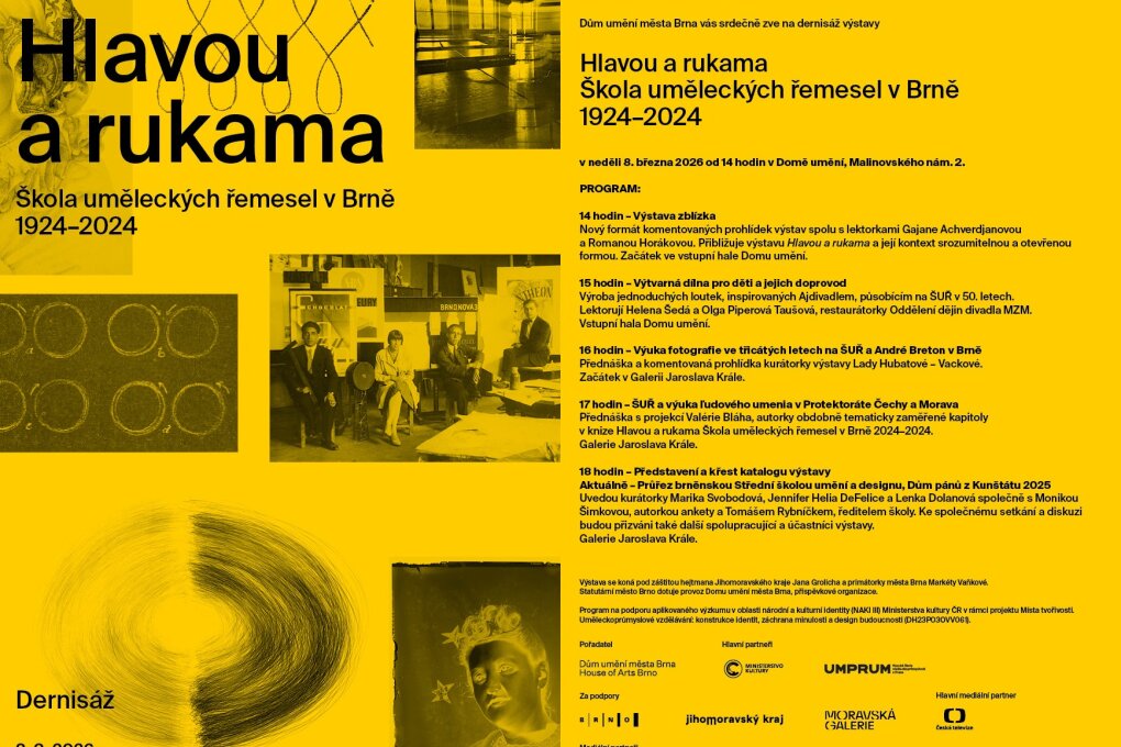 Hlavou a&nbsp;rukama. Škola uměleckých řemesel v&nbsp;Brně 1924–2024